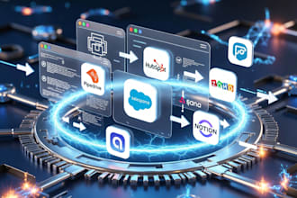 set zapier, ai automations for hubspot, salesforce, zoho and pipedrive