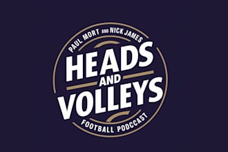 design unique football podcast logo
