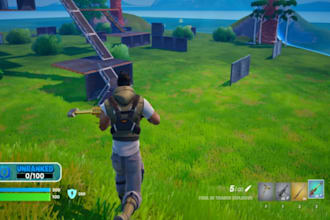 build custom fortnite uefn map,creative map box fight,tycoon map,fantasy map 3d