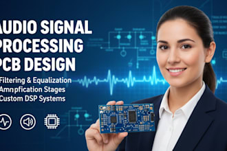 design audio signal processing pcb for filtering amplification dsp systems