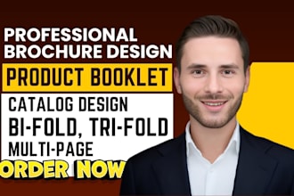 brochure design, product booklet, and catalog design