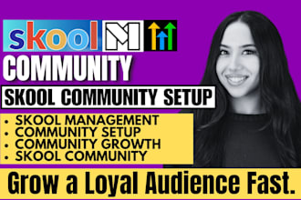do skool community setup skool community management online course setup
