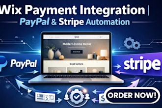 integrate wix with paypal, stripe, and automate your payment processes