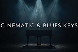 record cinematic keys and blues keyboard for your project