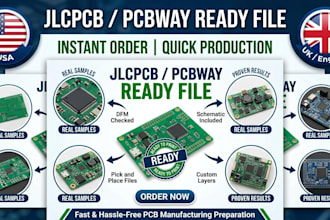 jlcpcb pcbway ready pcb gerber file