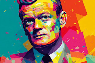 draw an awesome wpap pop art portrait style