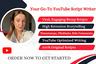 be your go to scriptwriter for anime recap manga recap manhwa recap