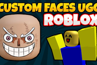 create 3d custom roblox ugc faces
