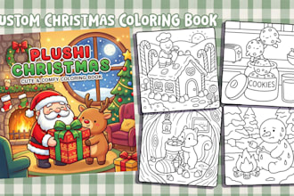 draw cozy aesthetic bold and easy coloring book for children and adults for KDP