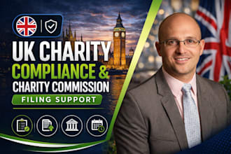 handle UK charity compliance and charity commission filing support