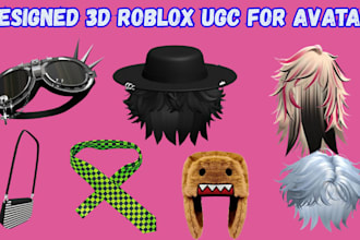 design 3d roblox avatar ugc accessories roblox ugc hair wearable for you