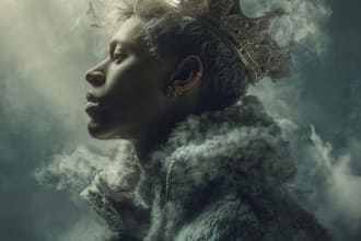 design creative music album cover art or music song artwork