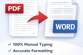 convert scanned PDF to editable word manually