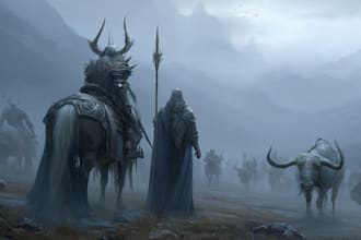 create fantasy illustrations and concept art