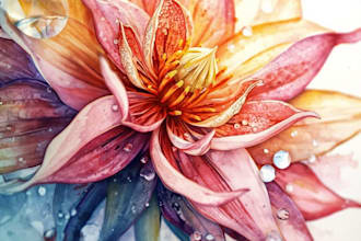 draw watercolour illustration for anything