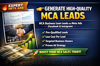generate quality mca leads mca business loan leads mca loan leads via meta ads