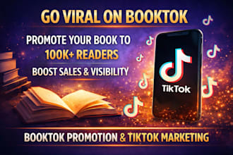 promote your book on booktok, tiktok and boost your book sales and visibility