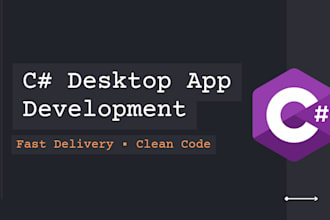 develop a c sharp desktop application