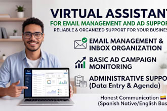 be your virtual assitant for email management and ad support