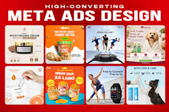 design high converting facebook and instagram static ads
