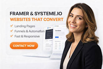 design framer website figma to framer systeme io or redesign framer website ecom