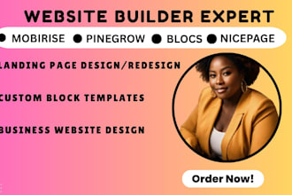 create and build custom pinegrow mobirise blocs nicepage website blocks
