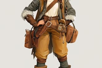 draw 2d game character or 2d game character