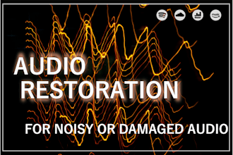 clean, restore, enhance your audio or music sound source