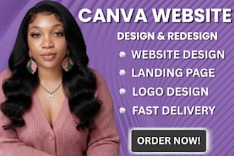 design a expert canva website, canva landing page, ugc portfolio, canva ebook