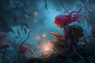 draw a fantasy illustration for you