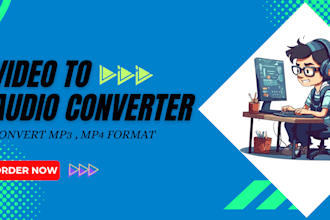 convert your video to high quality audio fast