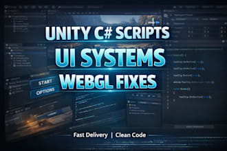 create custom unity UI systems and interactive features