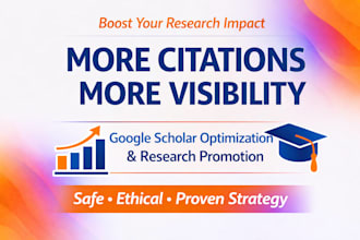 increase and promote google scholar citations and backdate citations