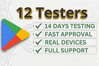 do 12 testers for your google play closed testing app