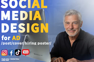 do social media design banner ads or post for fb ig and all