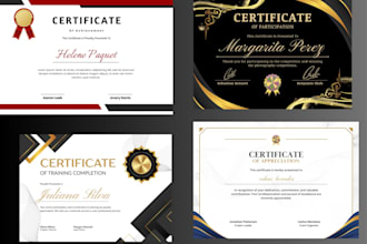 do certificate design, diploma,course certificates