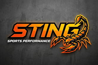 design a sharp and impactful sting logo