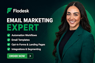 design flodesk omnisend email marketing template setup workflow automation setup