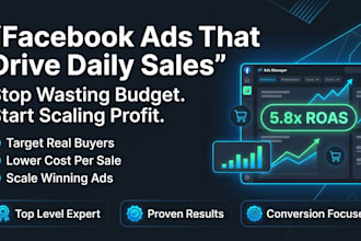 be your lead generating, high converting facebook ads expert
