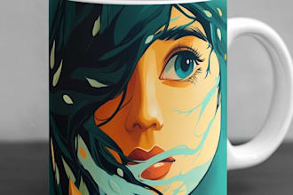 draw a mug or coffee mug design