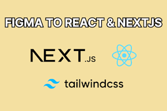 convert figma to react or nextjs with tailwind typescript
