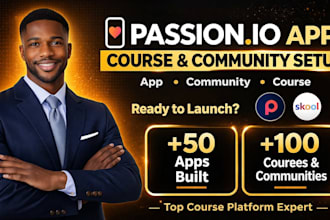 build custom passion io mobile app online course mobile app skool community