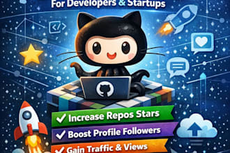 do organic github promotion for developers and startups