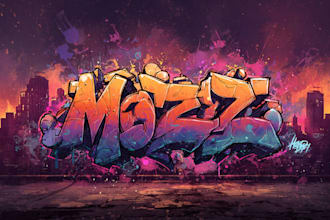 design custom mural wall art, graffiti, doodle illustration