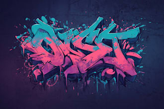 draw creative doodle wall art ,decal ,mural and graffiti
