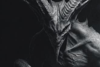 do concept art, illustration, monster art, horror art