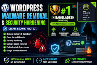 do wordpress malware removal and security hardening