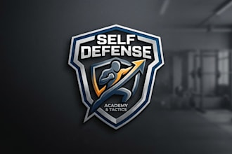 design a strong and bold self defense logo