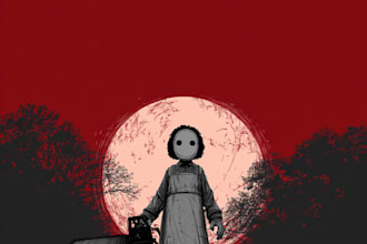 create any kind of dark fantasy scary horror character