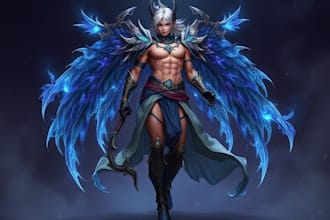 fantasy character art and unique fantasy character